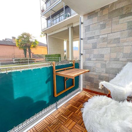 Bright Tiny Studio - Shared Pool & Sauna - Free Parking - Air Condition Muralto ภายนอก รูปภาพ